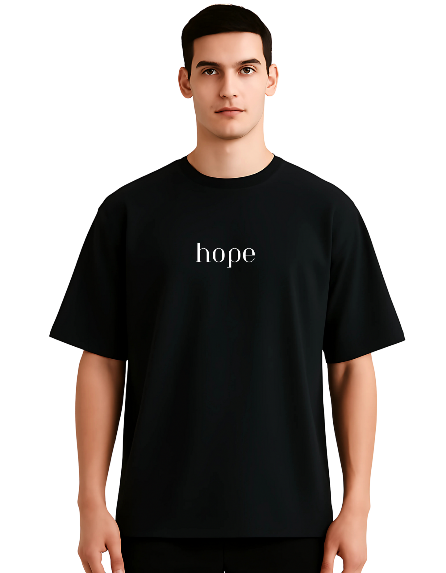 “Hope” Unisex Oversized T-Shirts With Graphic Print