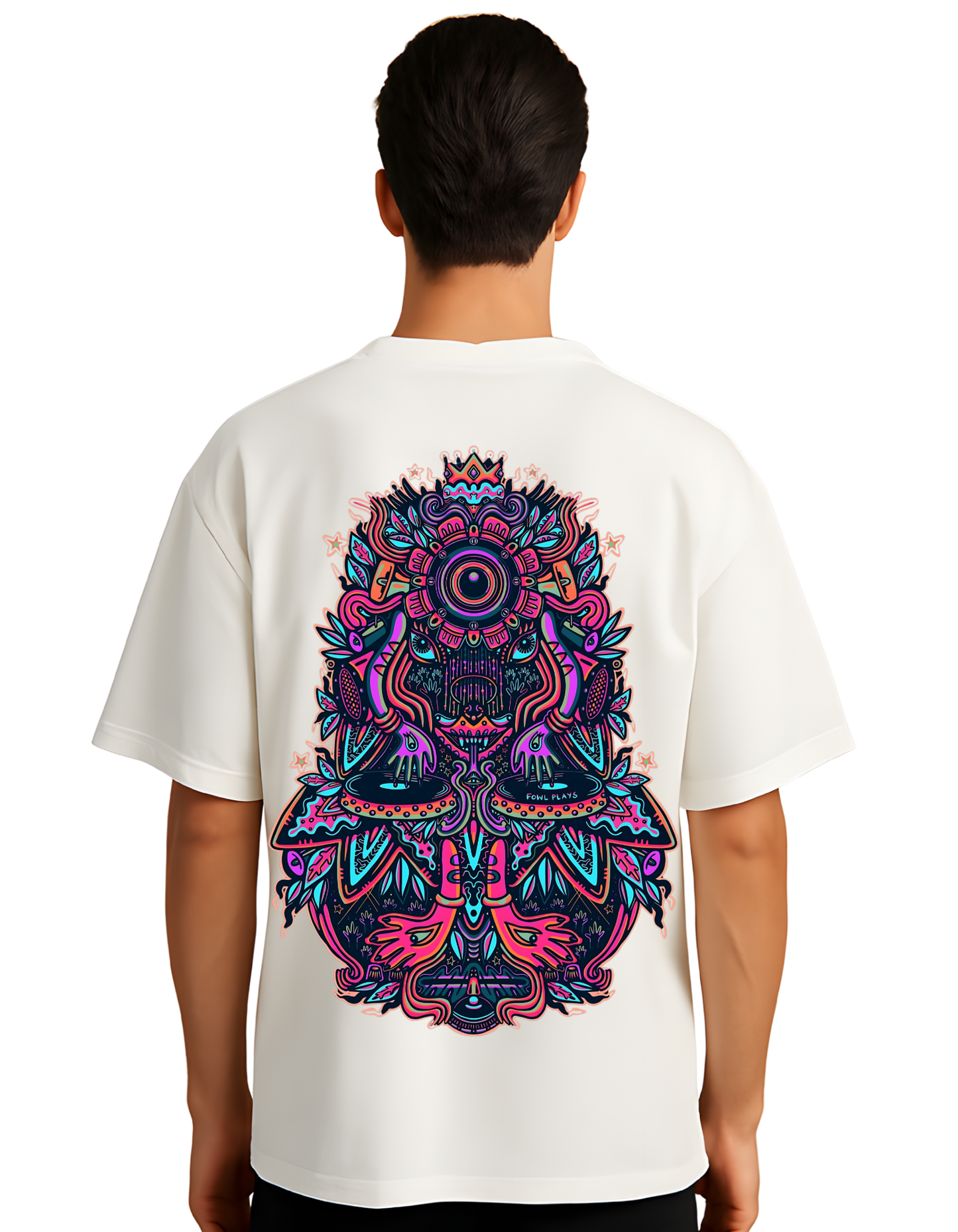 “Psy” Unisex Oversized T-Shirts with Graphic Prints