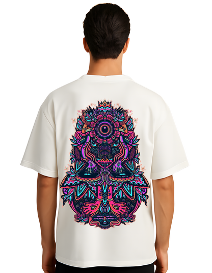 “Psy” Unisex Oversized T-Shirts with Graphic Prints