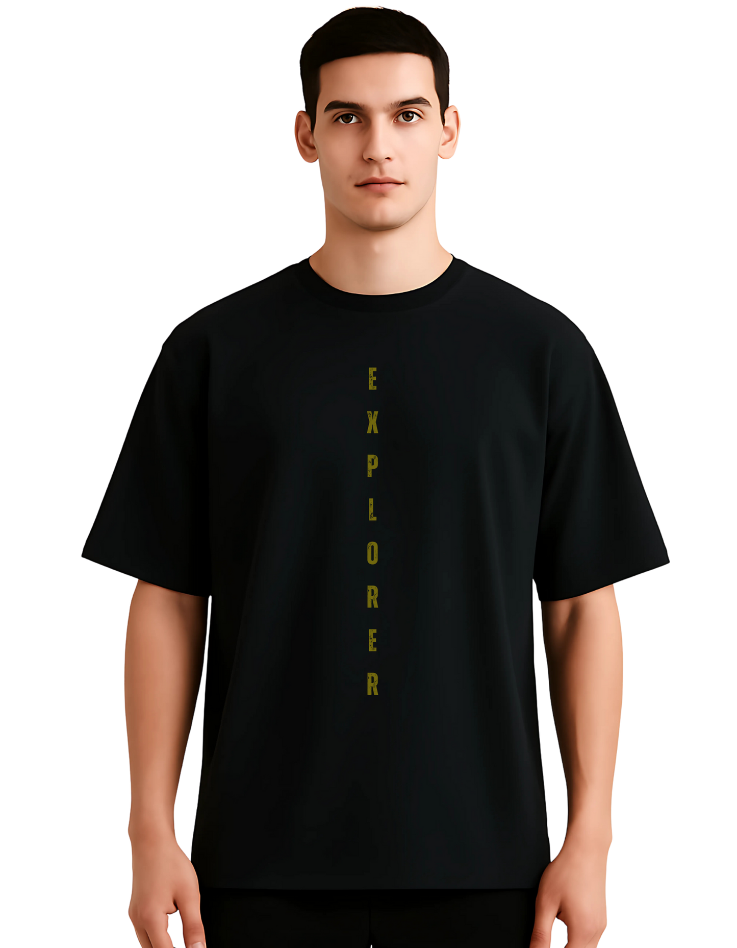 "Explorer" Unisex Oversized T-Shirts With Graphic Print