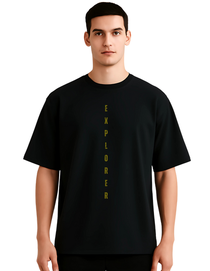 "Explorer" Unisex Oversized T-Shirts With Graphic Print
